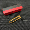 Quick-Open Pocket Knife Multi-Functional Folding Knife with Lock EDC for Camping Fishing Hunting Durable Aluminum Handle Gifts