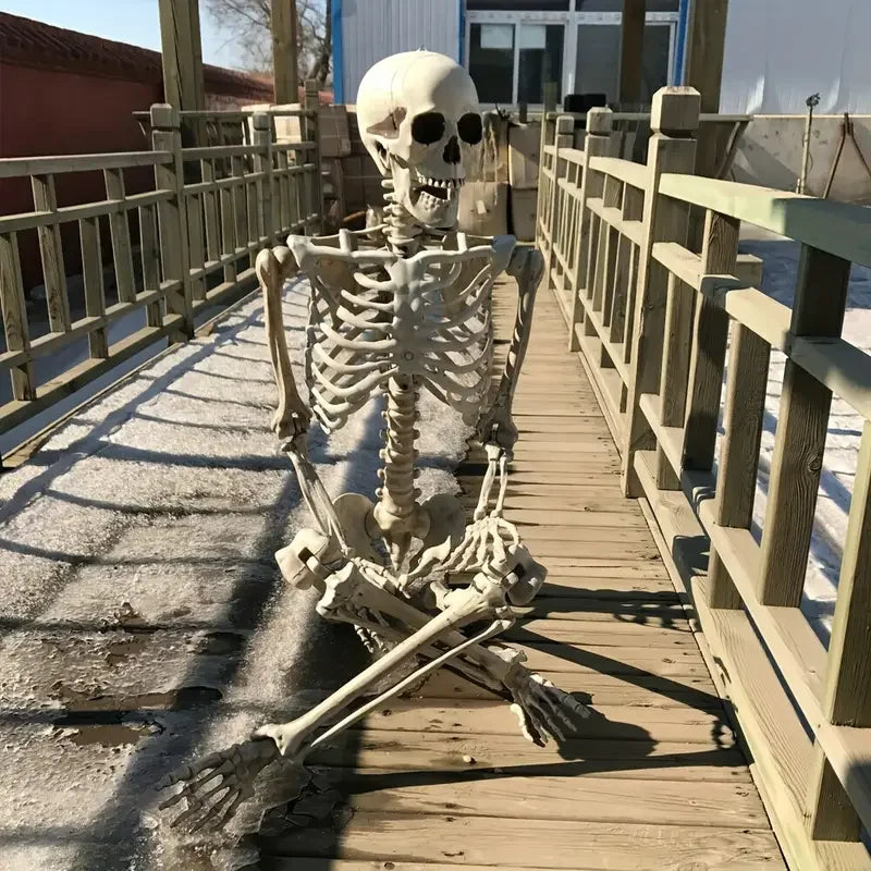 Halloween Skeleton Decoration - Movable 90 or 165 cm Prop