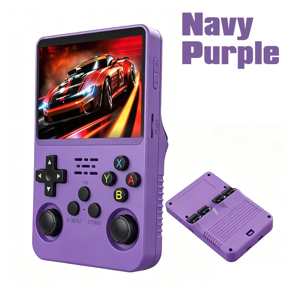 BOYHOM Original R36S Retro Handheld Video Game Console Linux System 3.5 Inch IPS Screen R35s Pro Portable Pocket Video Player 64GB Games 1G Ram