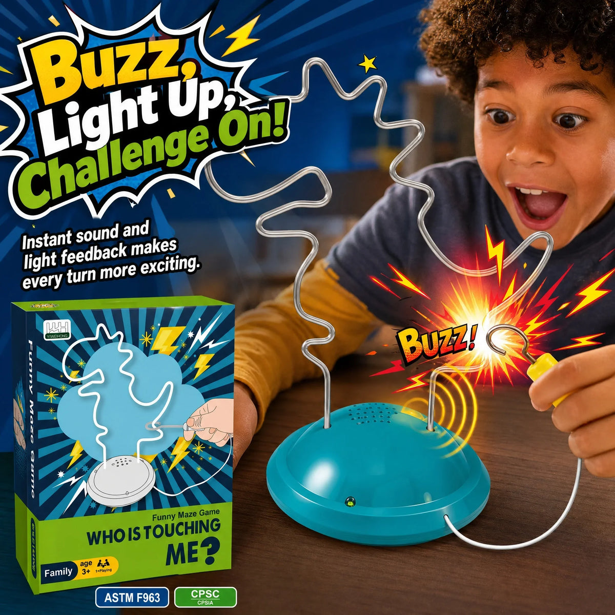 Fire Line Impact Electric Touch Maze CHILDREN'S Puzzle Interactive CHILDREN'S Creative Gift Focus Artifact Focus Training Game