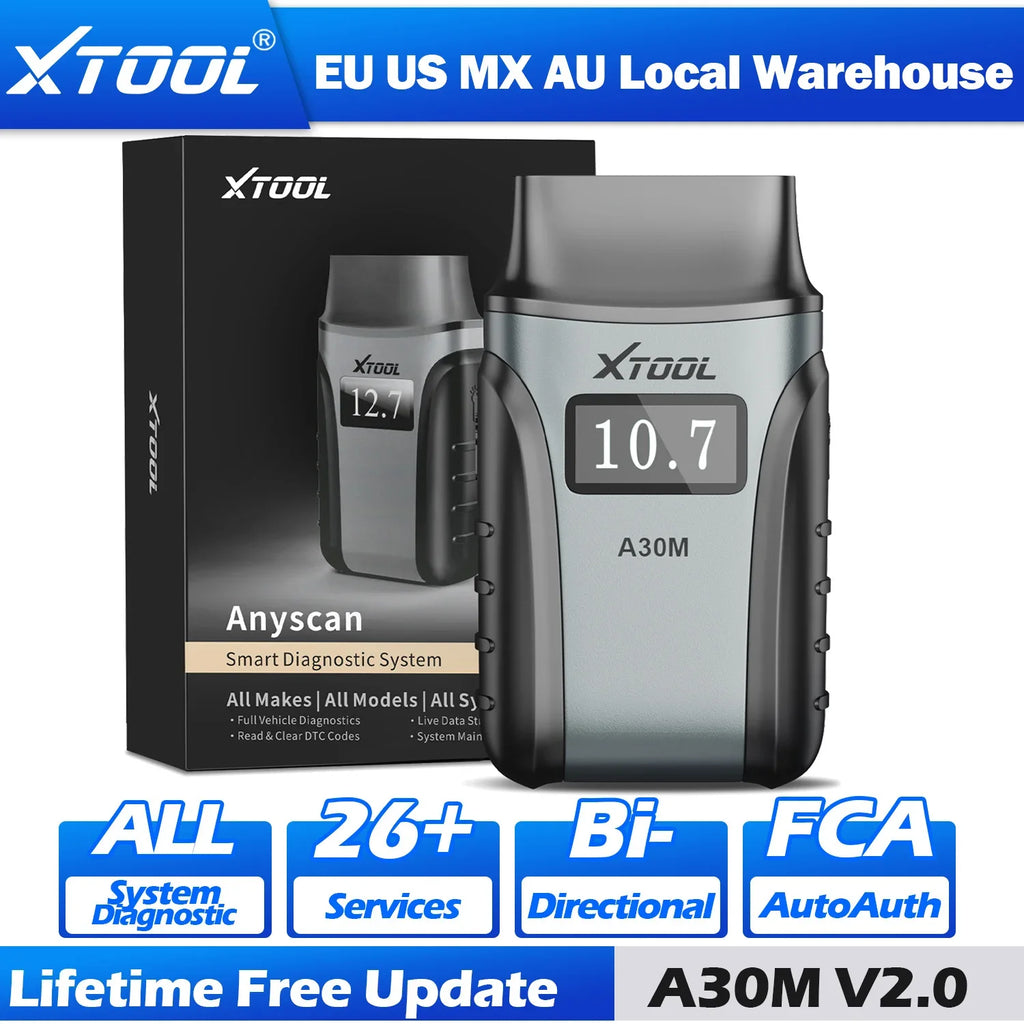 XTOOL Anyscan A30M Bluetooth OBD2 Scanner with Active Tests