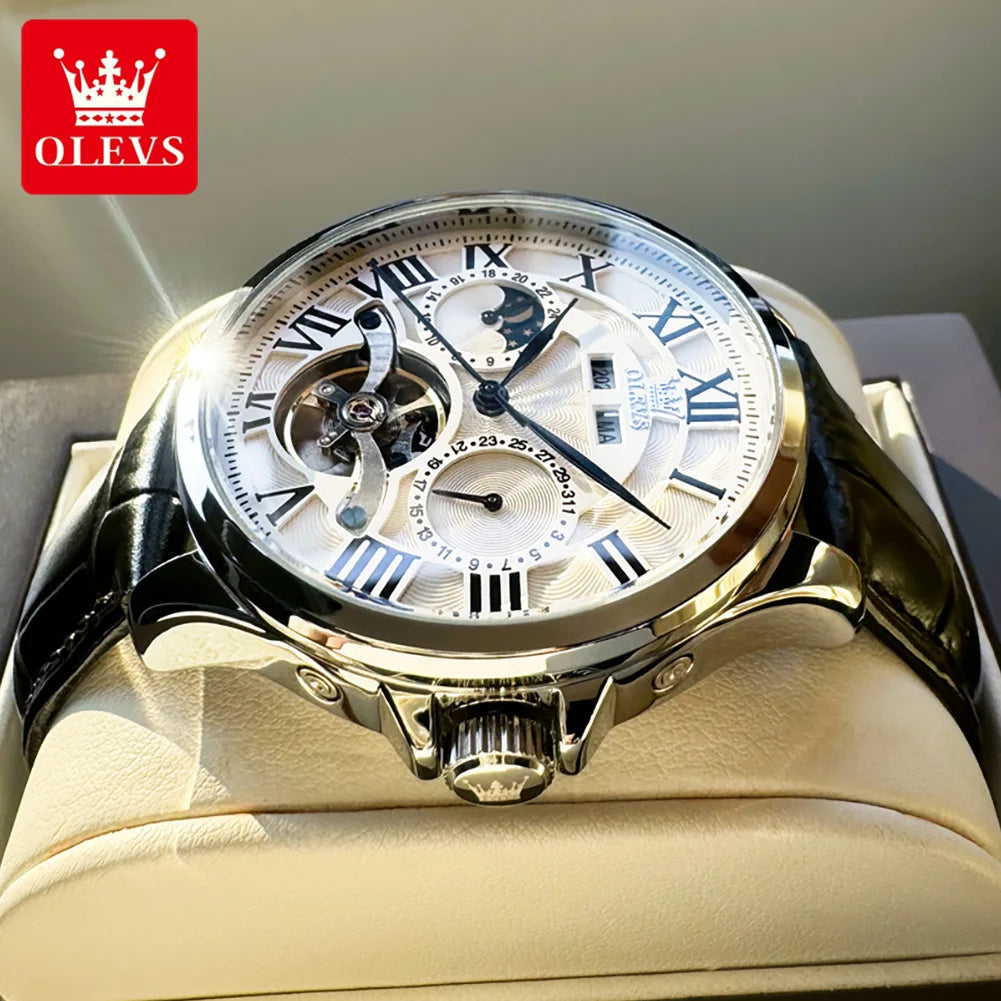 OLEVS 7013 Automatic Mechanical Watch with Moon Phase