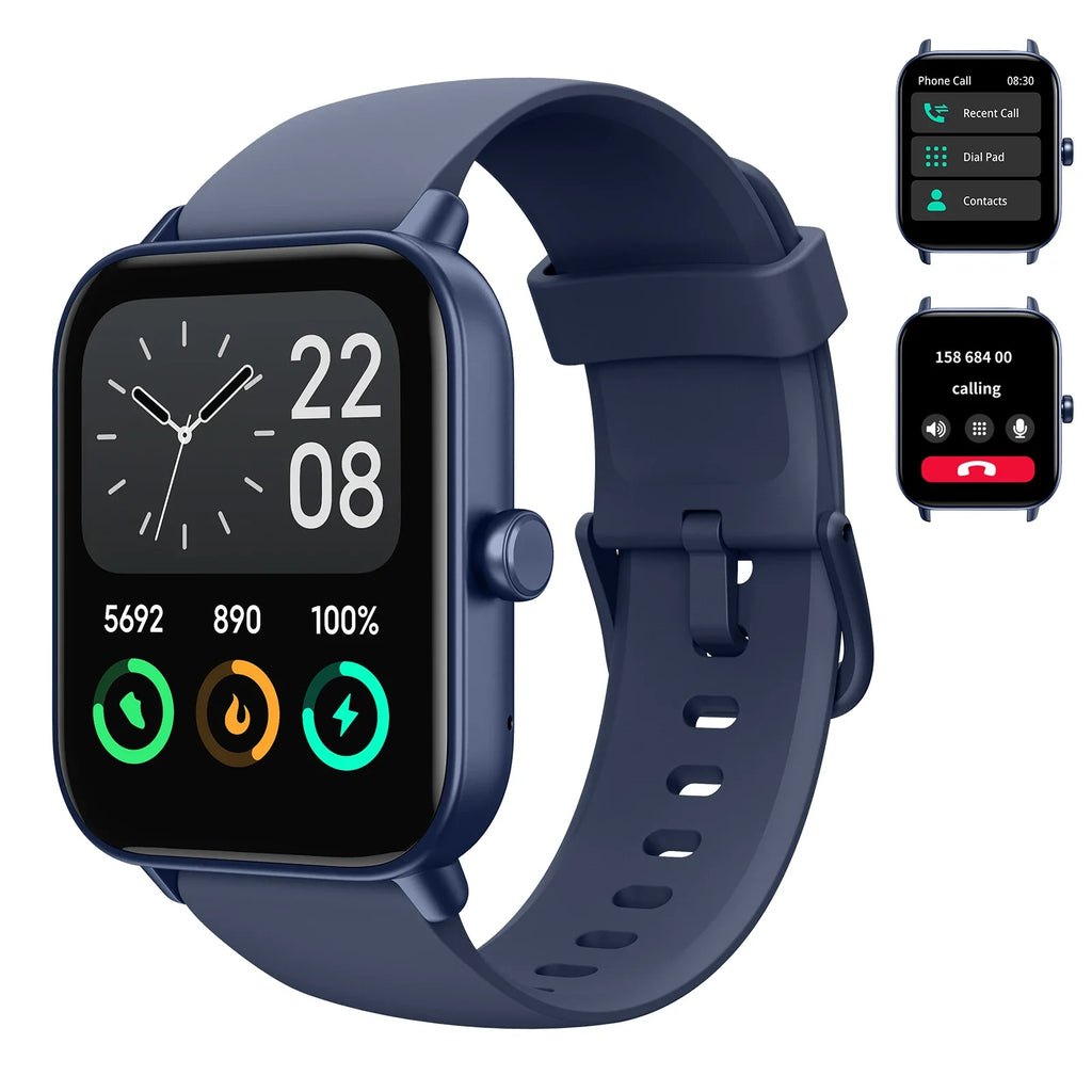 2026 New Smart Watch, 1.8" Fitness Tracker with Heart Rate/Sleep Tracker/Multi Sport Modes/Wireless Call,Suitable for Android & IPhone,Unisex, Ideal As A Gift