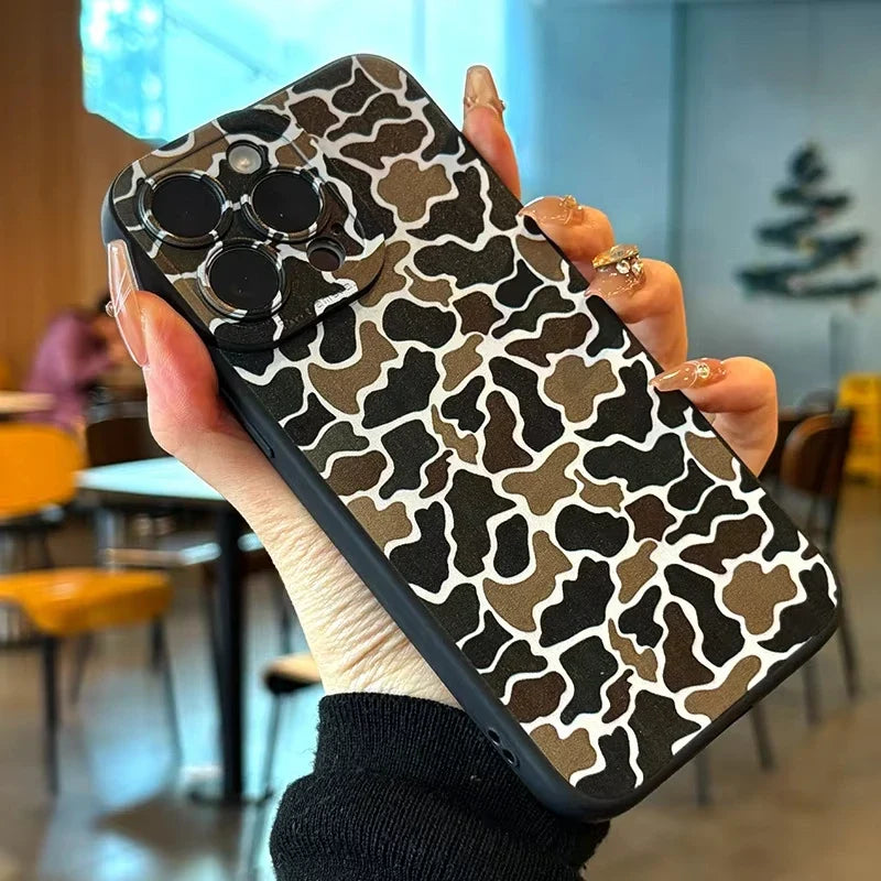 Camouflage Duck Hunt iPhone Case - Shock-Resistant PC + TPU Cover
