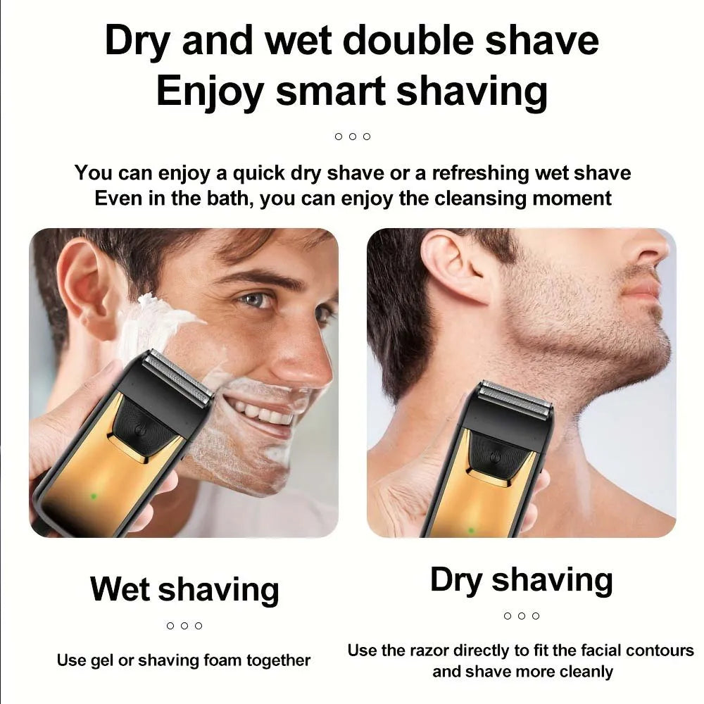 YUKU MG5812 Rechargeable Twin-Blade Men's Electric Shaver