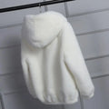 Fur Coat 2024 Women's Winter Korean Short Female Warm Loose Plush Hooded Thick Coat Jacket Overcoat Artificial Fur