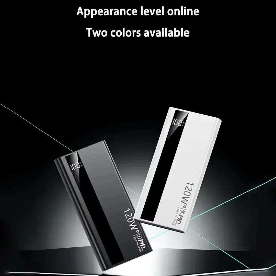 Lenovo 1000000mAh Large Capacity 120W Fast Charging Digital Display Outdoor Power Supply 2026 for Huawei iPhone