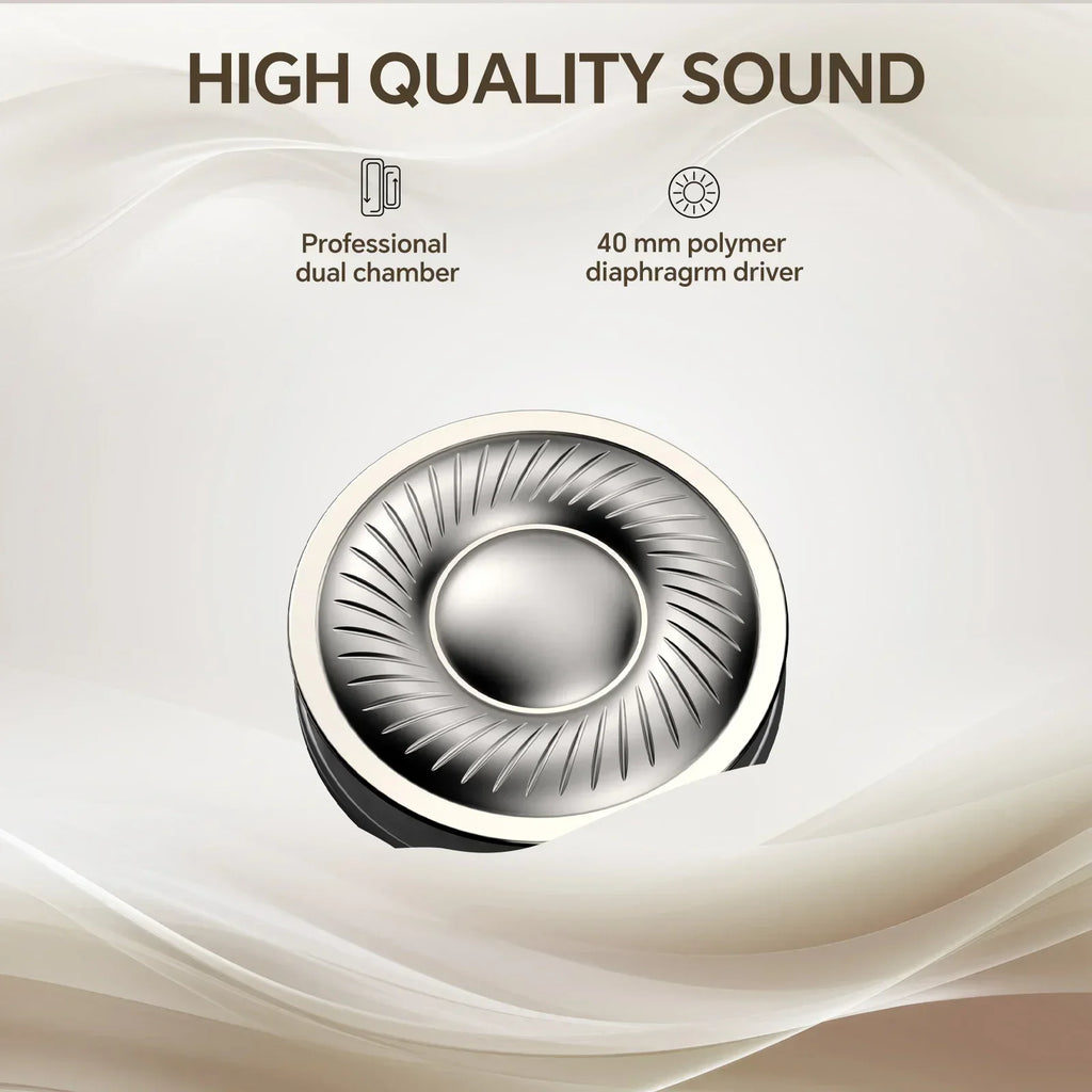 OneOdio A10 Hybrid ANC Wireless Bluetooth Headphones, 50-Hour Playtime