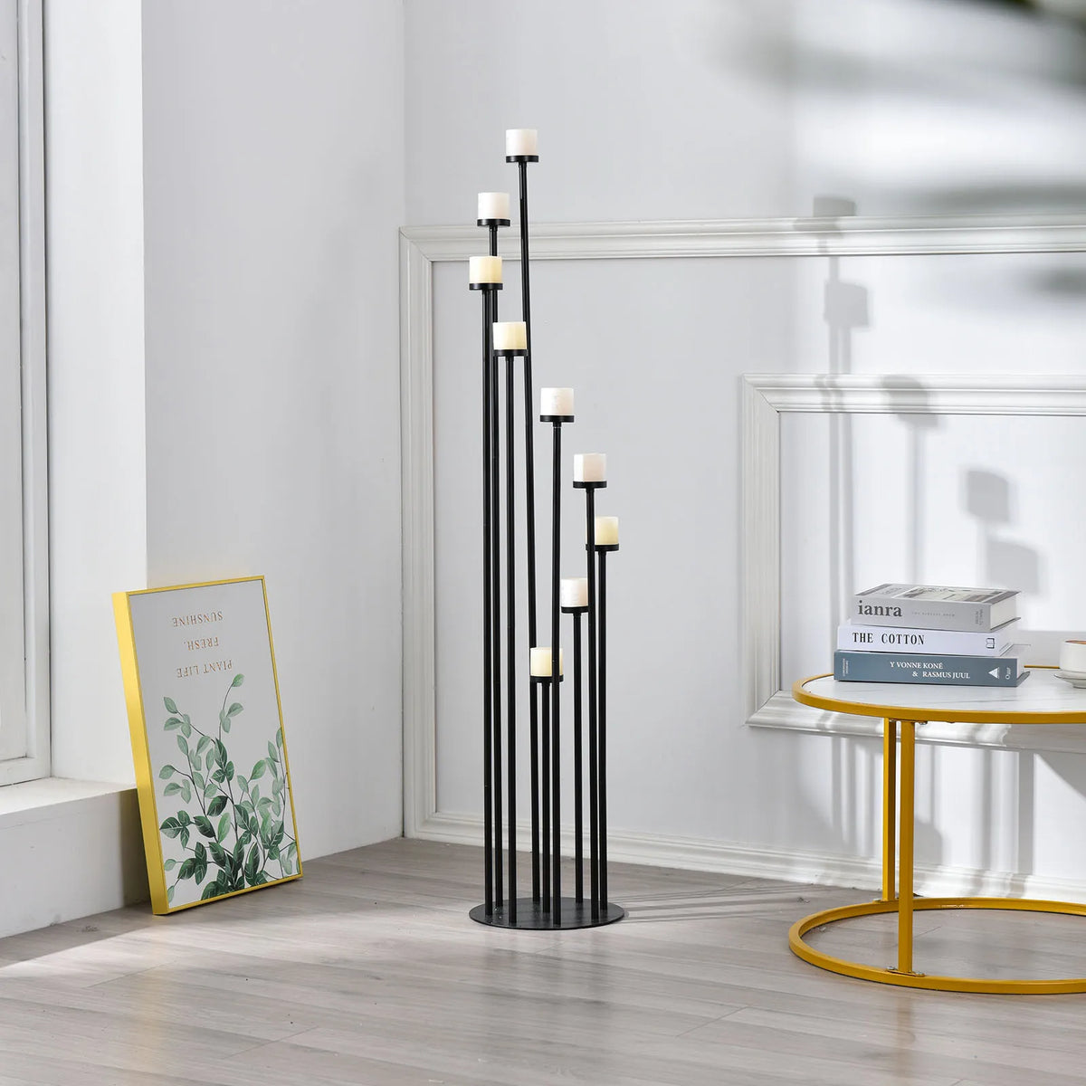 VINCIGANT 9-Arm Floor Candelabra, 46.25 in