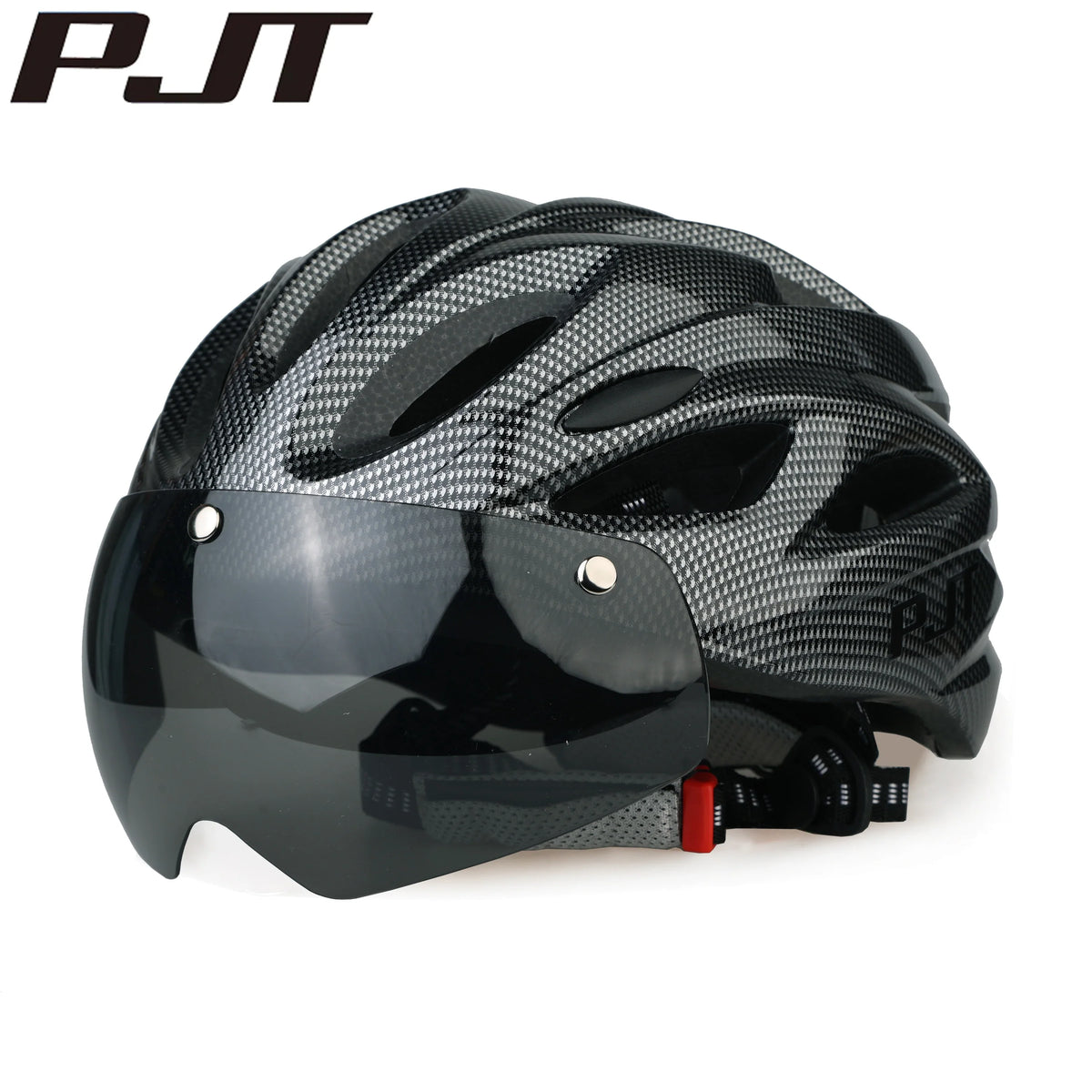 PJT Ultra-Light Magnetic Goggles Bicycle Helmet Lightweight PC Shell & EPS Foam Construction Cycling Helmet MTB Bike Helmet