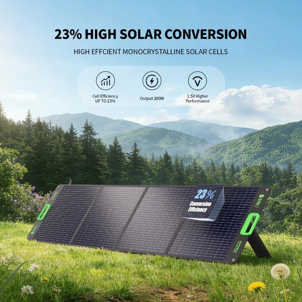 1000W Portable Power Station with 200W Portable Solar Panel, Customized