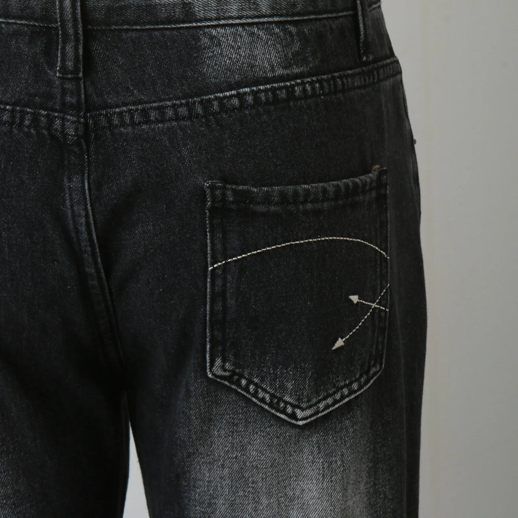 Jeans For Womens Stretch Mid Waisted Denim Pants Button Straight Leg Jeans Skinny Fit Denim Trousers Casual Ladies Streetwear