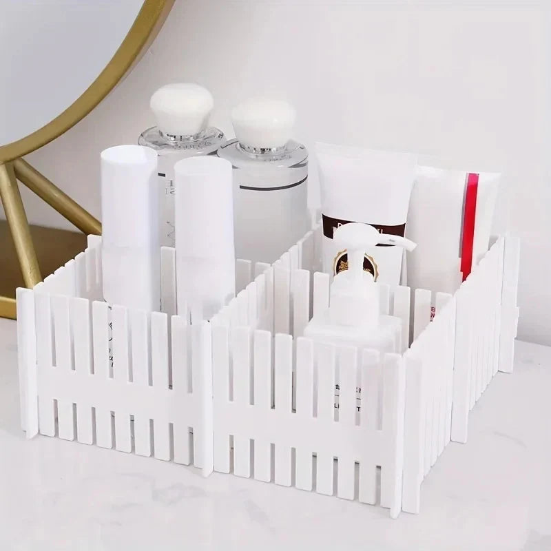 Household Drawer Divider Drawer Storage Divider Bedroom Cabinet Drawer Underwear Sock Sorting Adjustable DIY Storage Rack