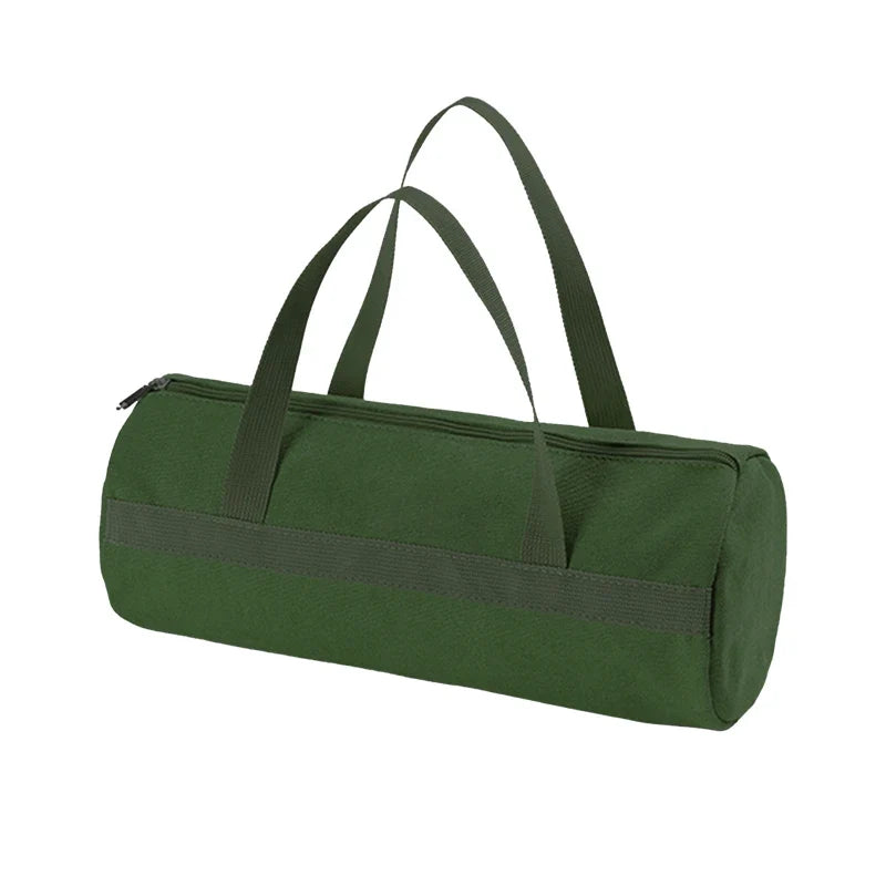Camping Tools Storage Bag Large Capacity Cylinder Tent Stake Bag Lightweight Tent Peg Ground Nail Holder Bag for Outdoor Camping