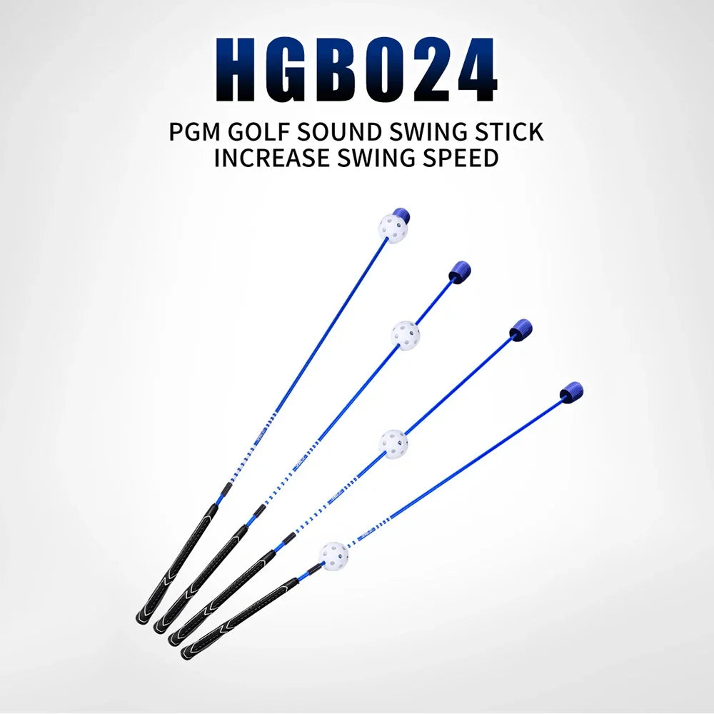 PGM Golf Loud Swing Stick Trainer Increase Swing Speed Delay Off Stick Training Simulator HGB024