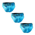 1/3Pcs Cotton Men Underwear Sexy Breathable Bikini Panties Underpants Large Crotch Pouch Mens Briefs with Front and Back Cutouts
