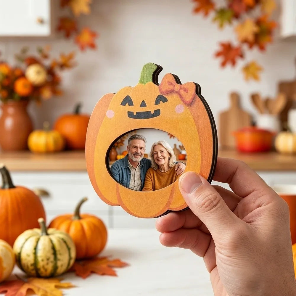 Halloween Ghost Wooden Picture Frame Tabletop Decor