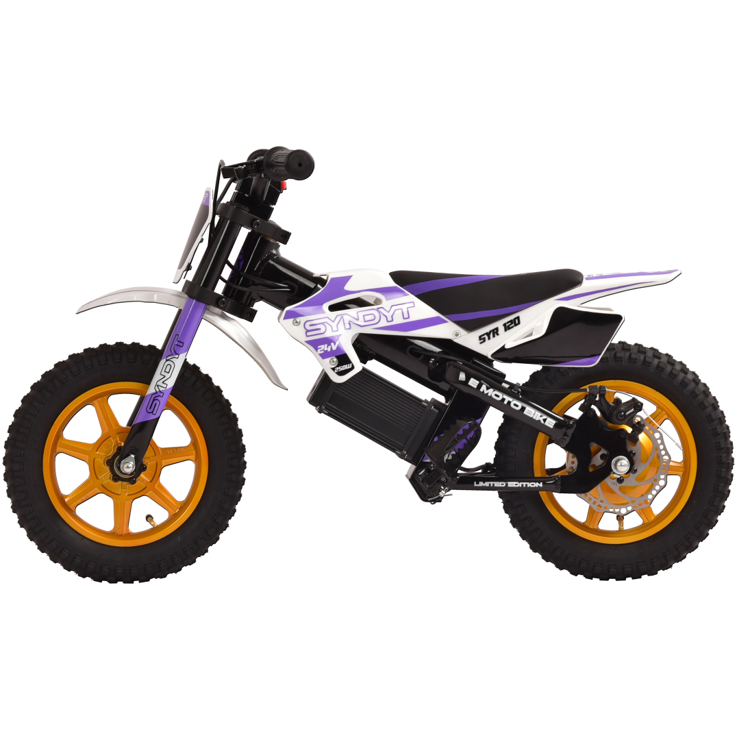 SYNDYT SYR 120 12" E-BMX  24 Volts. 10 AH. 250 Watts. 5, 8, 12mph