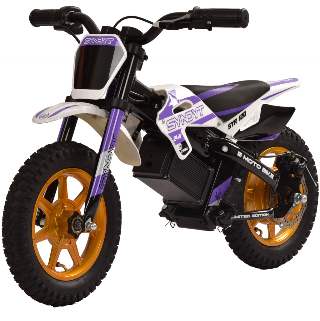 SYNDYT SYR 120 12" E-BMX  24 Volts. 10 AH. 250 Watts. 5, 8, 12mph