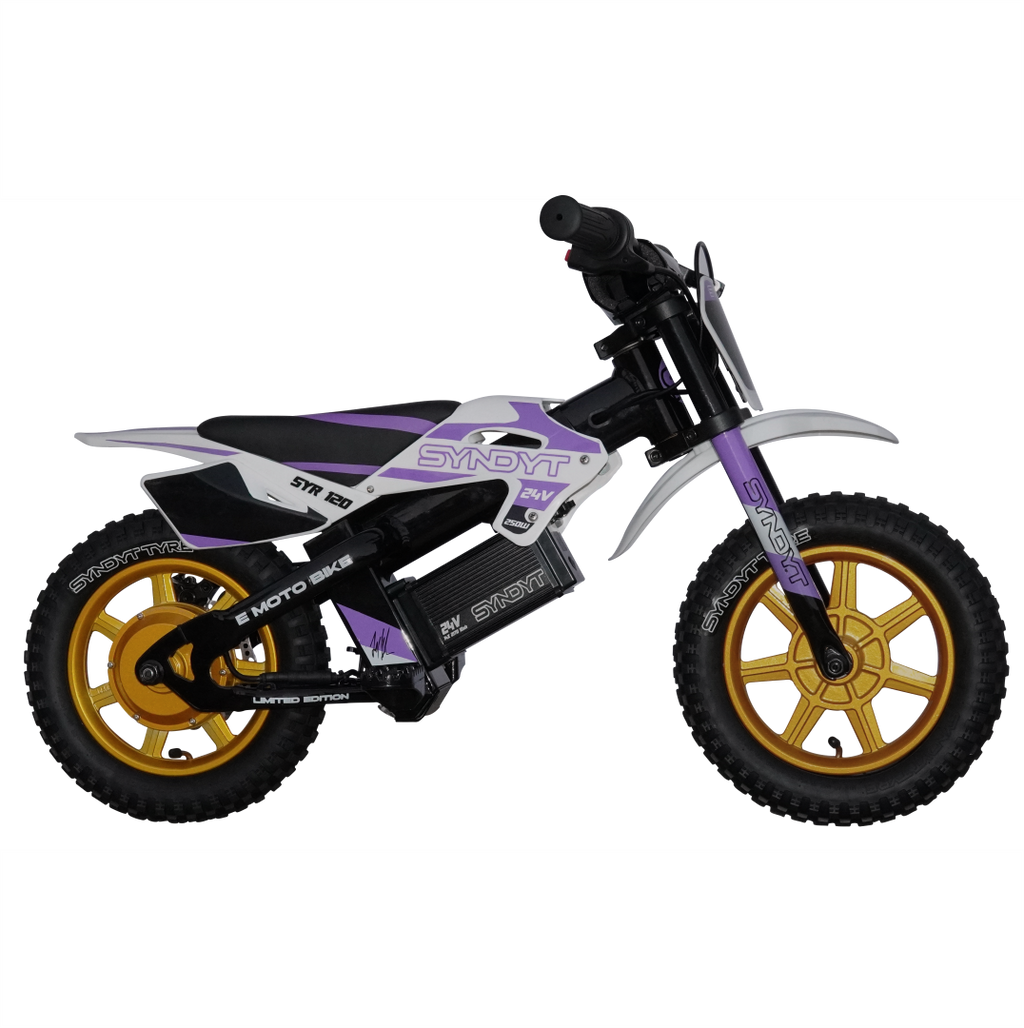 SYNDYT SYR 120 12" E-BMX  24 Volts. 10 AH. 250 Watts. 5, 8, 12mph