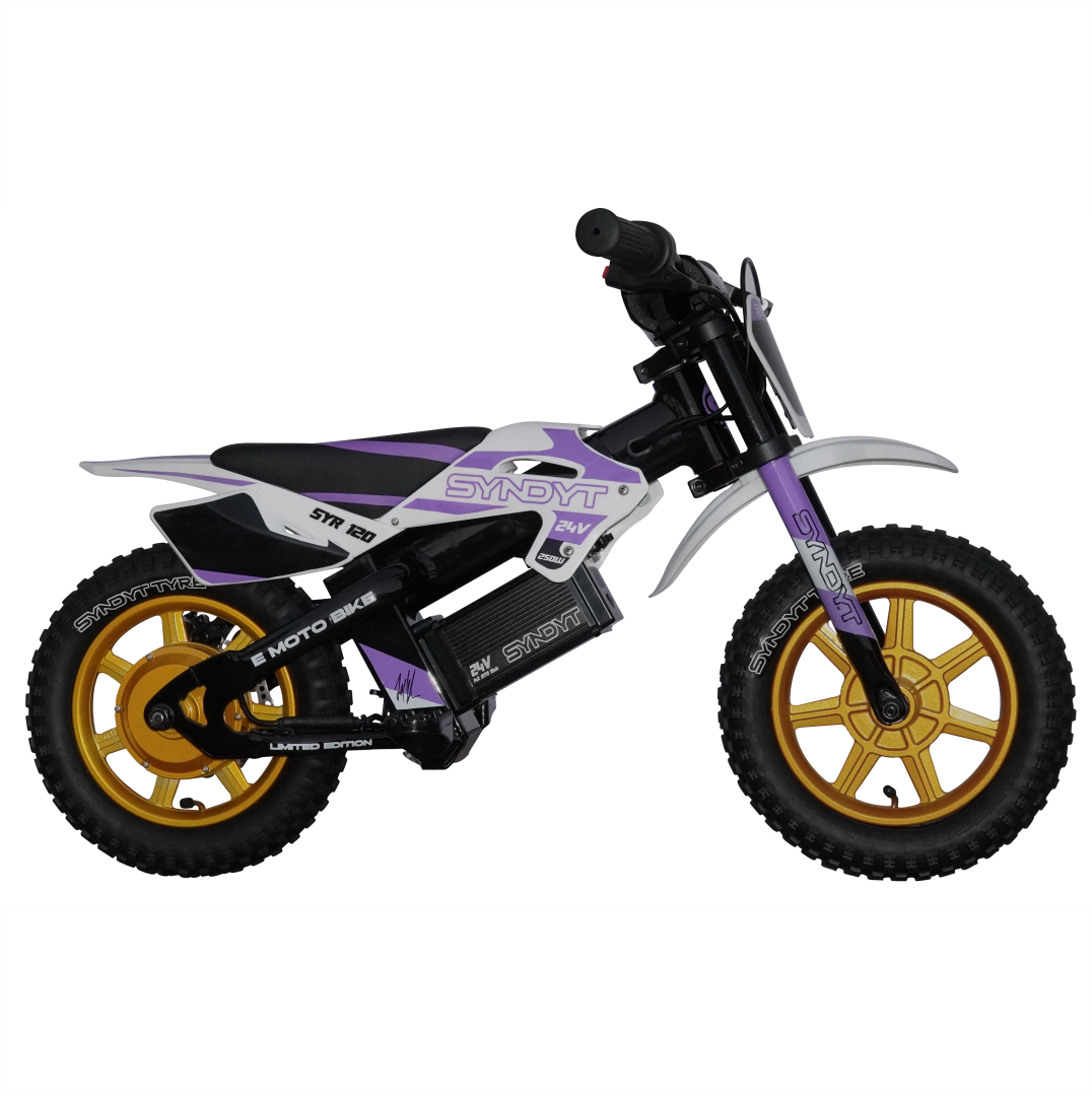 SYNDYT SYR 120 12" E-BMX  24 Volts. 10 AH. 250 Watts. 5, 8, 12mph