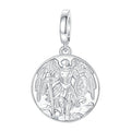 925 Sterling Silver Archangel St. Michael Warrior Angel Pendant Symbol Charm Fit Original Charm Bracelets Women DIY Jewelry Gift