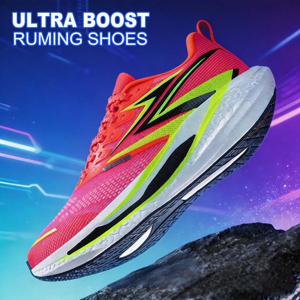 Men Running Shoes Carbon Board Marathon Speciality Sports Breathable Lightweight Women's Comfortable Athletic Sneakers