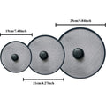 3Pcs 7.4+8.3+9.8in Splatter Guard Screens Mesh Grease Splatter Lid, Oil Proof Pan Cover Kitchen Cooking Accessories