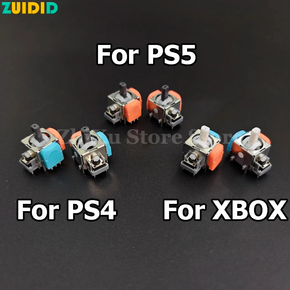 2pcs 2nd Generation TMR Electromagnetic Joystick DS13 MAX 3D Analog Stick Rocker for PS5 for PS4 Xbox for Gamepad Controller