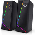 Redragon GS520 Anvil RGB Desktop Speakers - 2.0 Stereo, 6 Touch-Control LED Modes, USB Powered