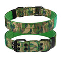 Tactical Dog Collar, Heavy Duty Nylon Dog Collar with Double Buckle, Adjustable Military Dog Collar for Medium Large Dogs