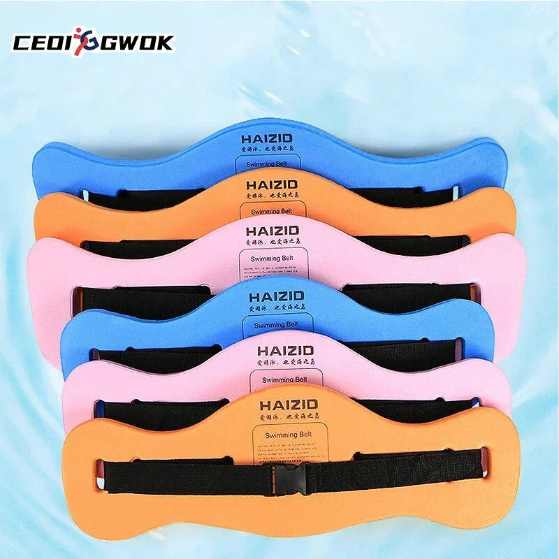 CEOI GWOK Adjustable Straps Swimming Buoyancy Thicken Waist Fish-shaped Water Buoyancy Belt Swimming Practice Floating Board