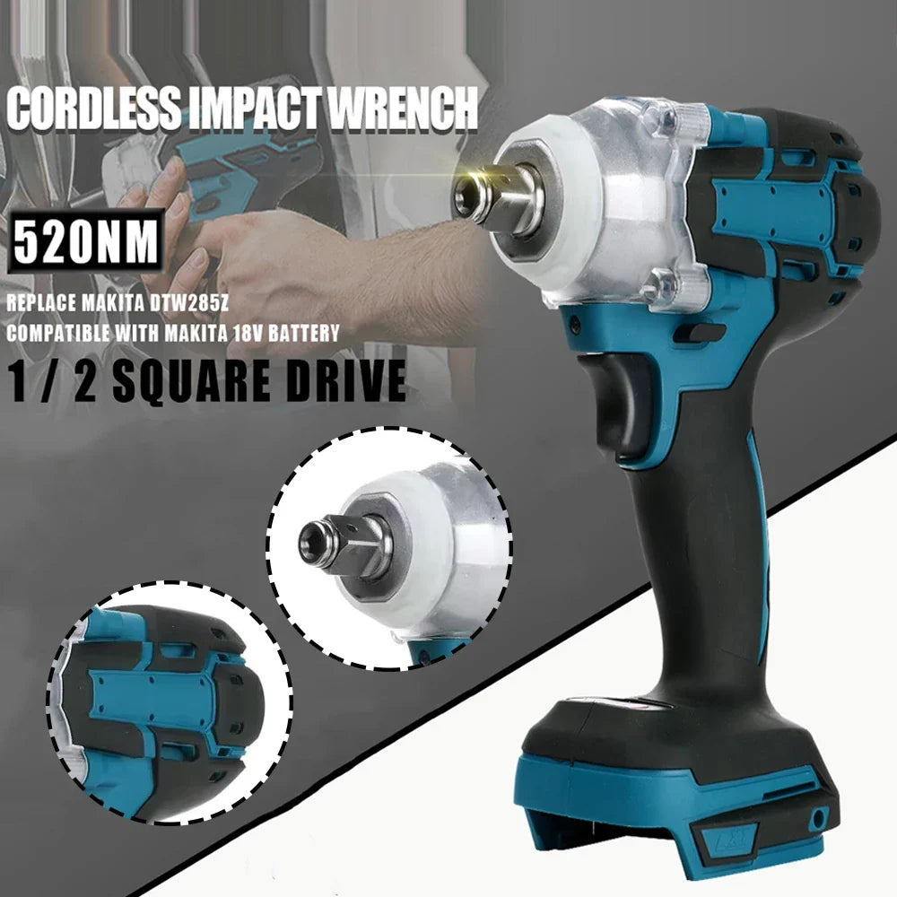 520Nm Brushless Cordless Impact Wrench