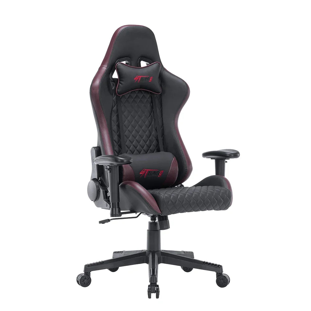 Customized Luxury PU Leather Ergonomic Adjustable Armrest Colorful Sillas Gamer RGB LED Computer Gaming Chair