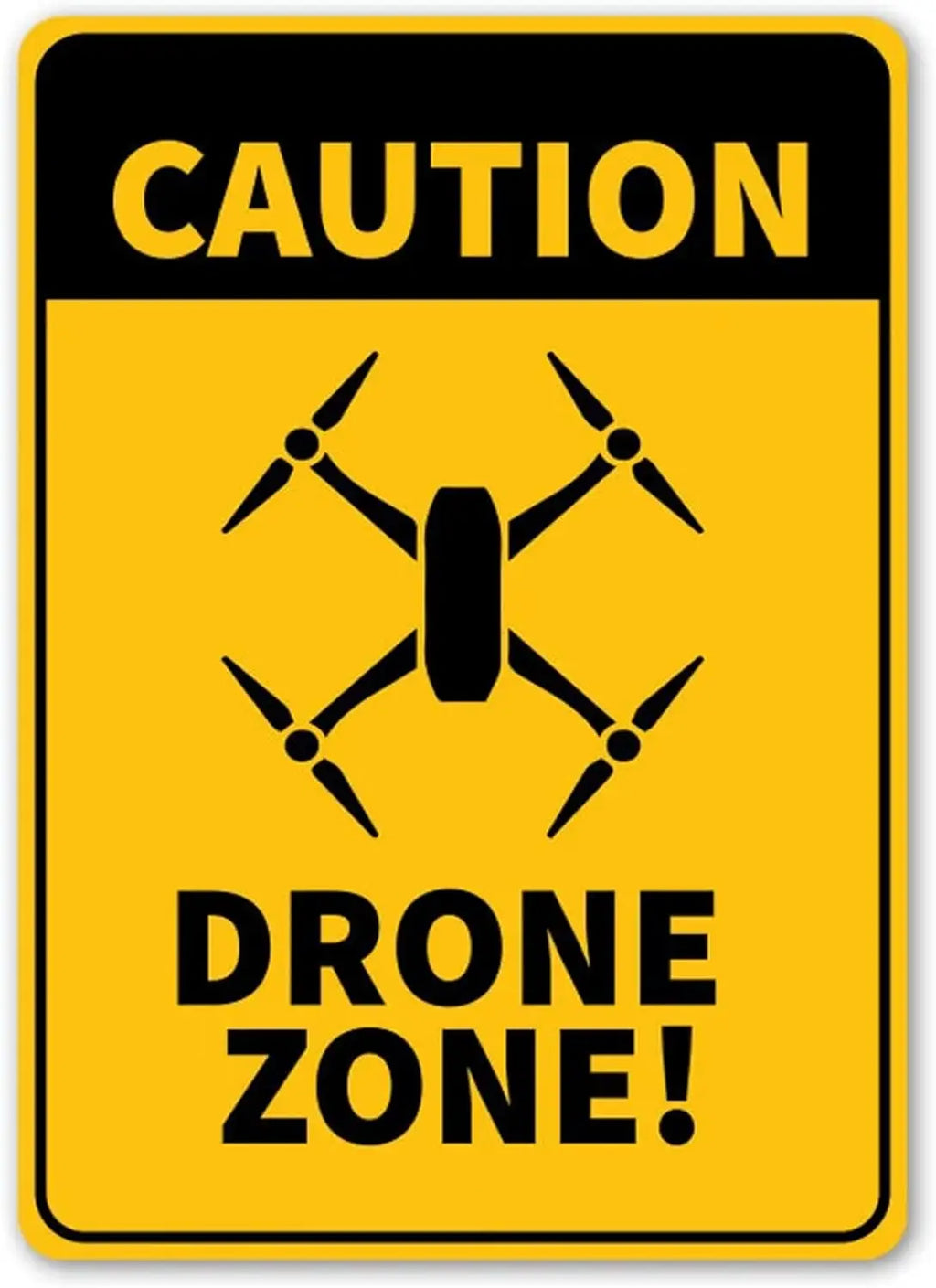 Caution Drone Zone, Drone Lovers, Drone Zone, Drone Parking, Drone Decor, Kid Drone Room, Drone Gift, Drone Hobby Kitchen W sign
