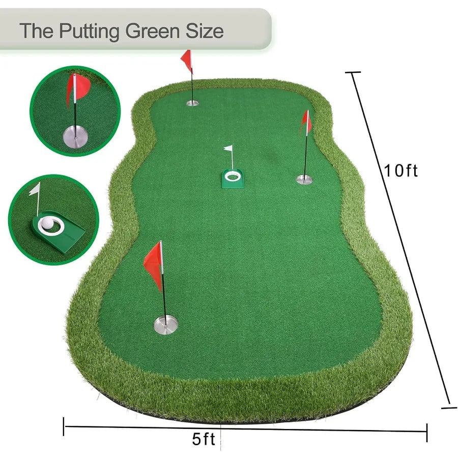 Large Professional Golf Putting Green Mat for Indoor Outdoor Use HighQuality Artificial Turf Practice Surface for Improving Put