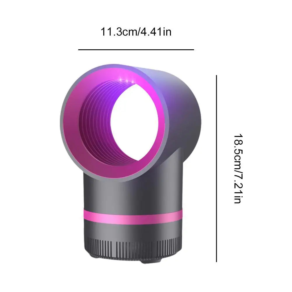 USB Rechargeable Electric Shock Inhalation Mosquito Killer Lamp, Portable Bug Zapper Fly Trap for Indoor Outdoor Home