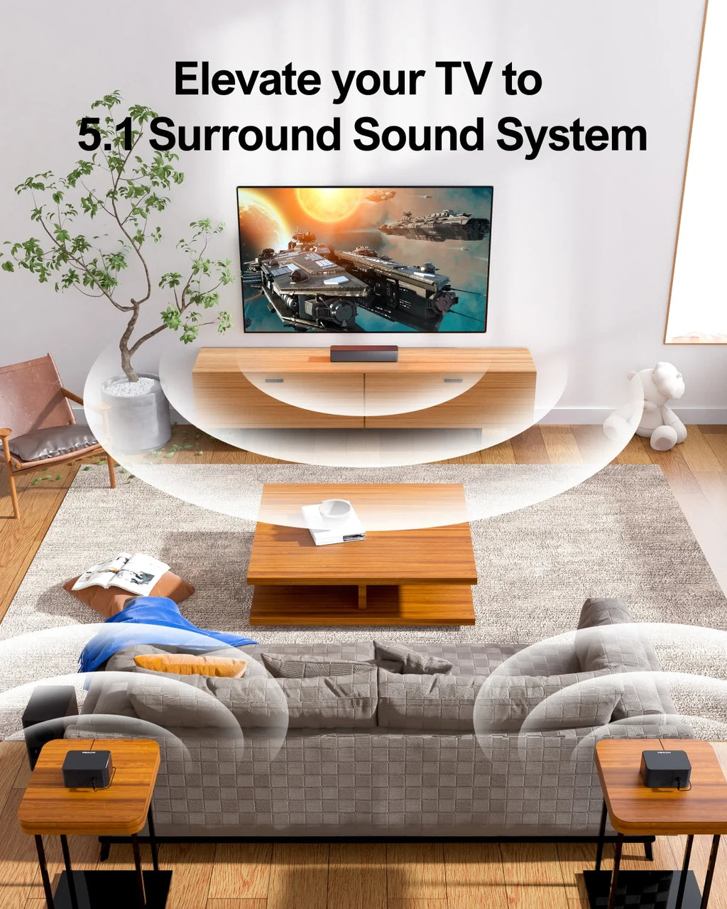 ULTIMEA Poseidon D50 5.1 Surround Soundbar System