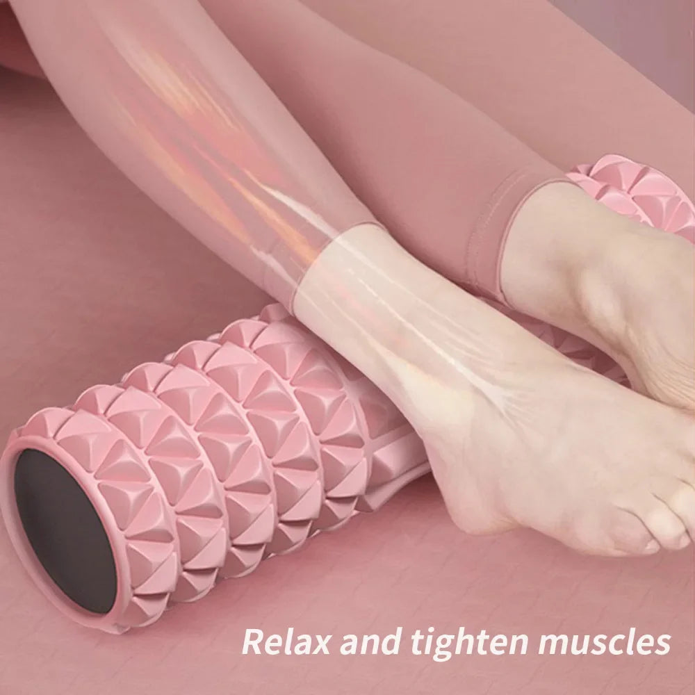 Solid massage roller foam axis massage roller - auxiliary massage muscle relaxation massage stick exercise fitness relaxation ar