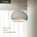 Nordic Wabi Sabi Ceiling Chandelier Modern E27 LED Dining Table Pendant Lights for Living Room Bedroom Loft Decor Hanging Lamp