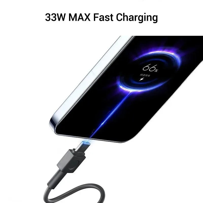 Xiaomi 20000mAh 33W Two-Way Fast Charging Power Bank with Built-in USB-C Cable Portable External Battery for iPhone Samsung