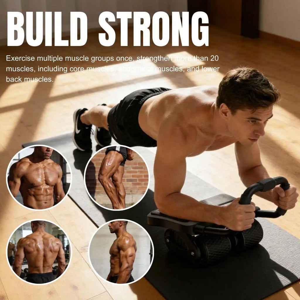 RELIFE 2-in-1 Ab Roller with Elbow Support and Knee Mat