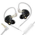 KZ ZS12 Pro 2 Flagship-Grade HiFi IEM Earphones Ultra-Linear 1DD+5BA Hybrid Driver Clarity Sound Wired Headphones Detachable Cable Ergonomic Gaming Earbuds