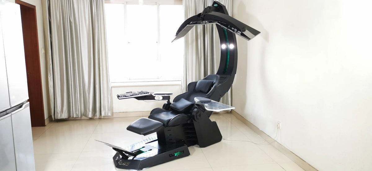 Hot Sell Modern Design RGB LED High Quality OEM ODM Ergonomic Recline Gamer Chair Swivel Racing Gaming Chair With Foot Rest