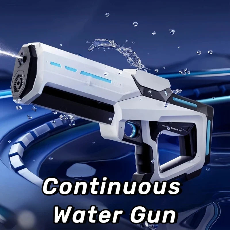 Electric Water Guns for Adults Powerful Squirt Automatic Suction Water Storage Gun Blasters Summer Pool Outdoor Game Toy Gift