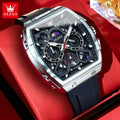 OLEVS 2942 Men’s Quartz Chronograph Watch with Moon Phase