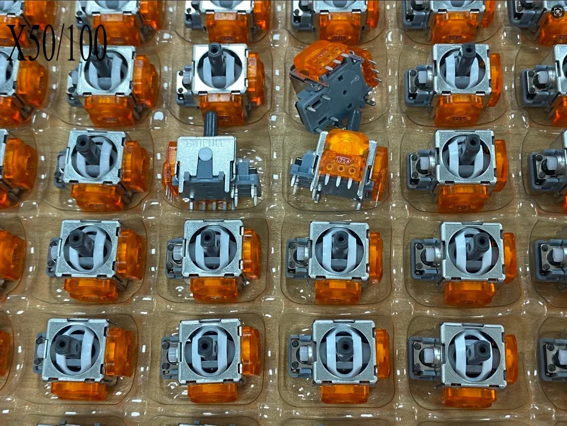 50/100PCS Ginfull TMR Joystick for PS5 Controller TMR Electromagnetic Joystick 3D Analog ThumbStick for PS5 Gamepad Repair