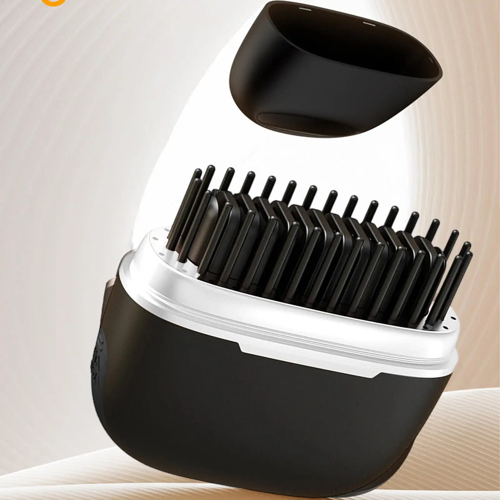 Small Hair Straightener Comb Straighteners Hair Styling Tool Less Frizz Smoother Straightening Brush Straighten Hair Brush