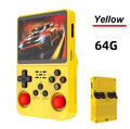 Open Source R36S Retro Handheld Game Console, Linux System, 3.5" IPS Screen, Portable Pocket Video Player, 64GB Preloaded Games