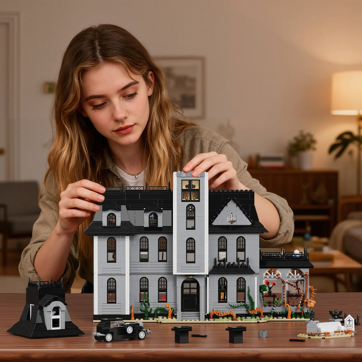 Gothic House Architecture Building Block Set